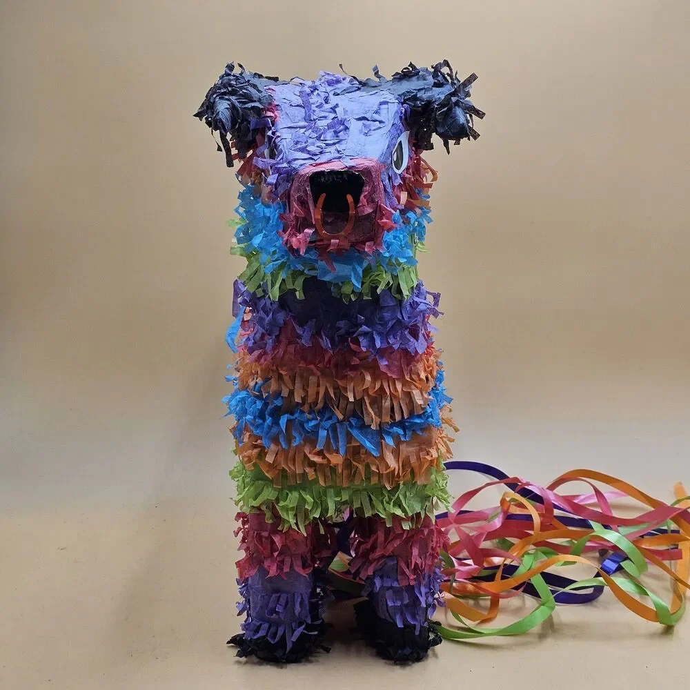 Colorful Bull Piñata